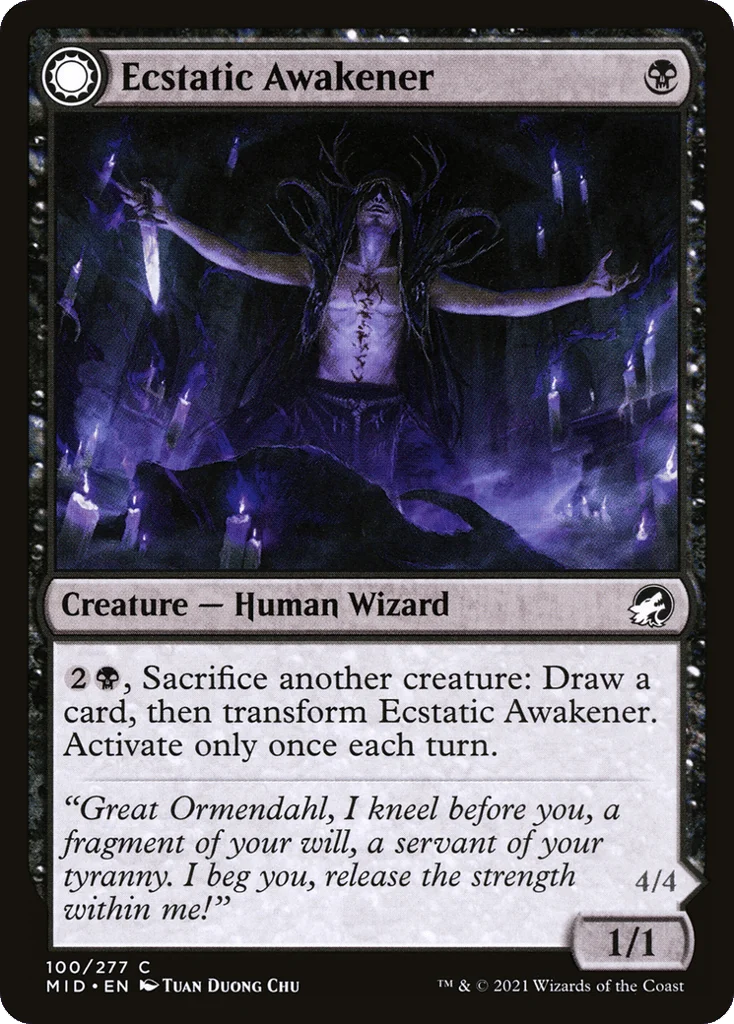 Ecstatic Awakener // Awoken Demon · Innistrad: Midnight Hunt