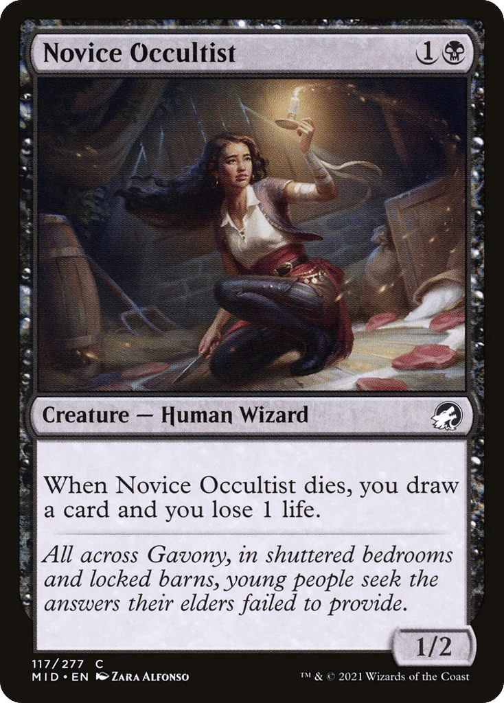 Novice Occultist · Innistrad: Midnight Hunt