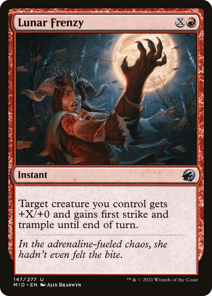 Lunar Frenzy · Innistrad: Midnight Hunt