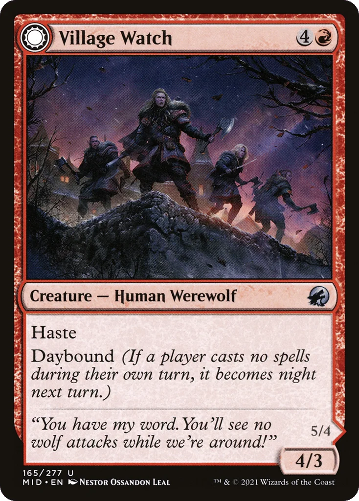 Village Watch // Village Reavers · Innistrad: Midnight Hunt