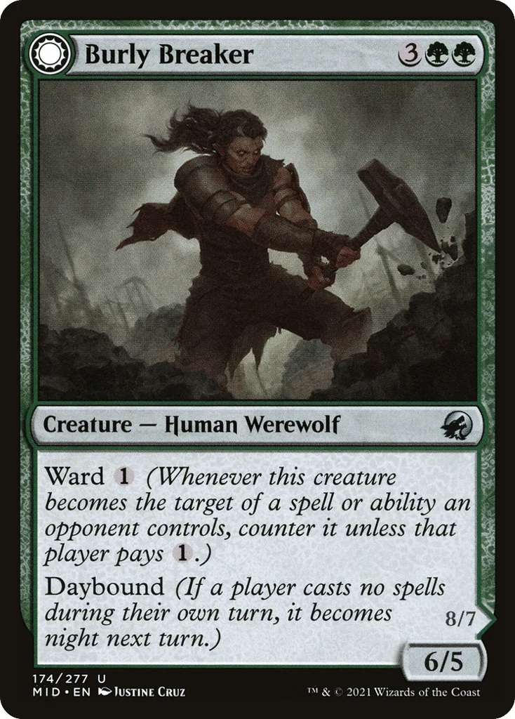 Burly Breaker // Dire-Strain Demolisher · Innistrad: Midnight Hunt