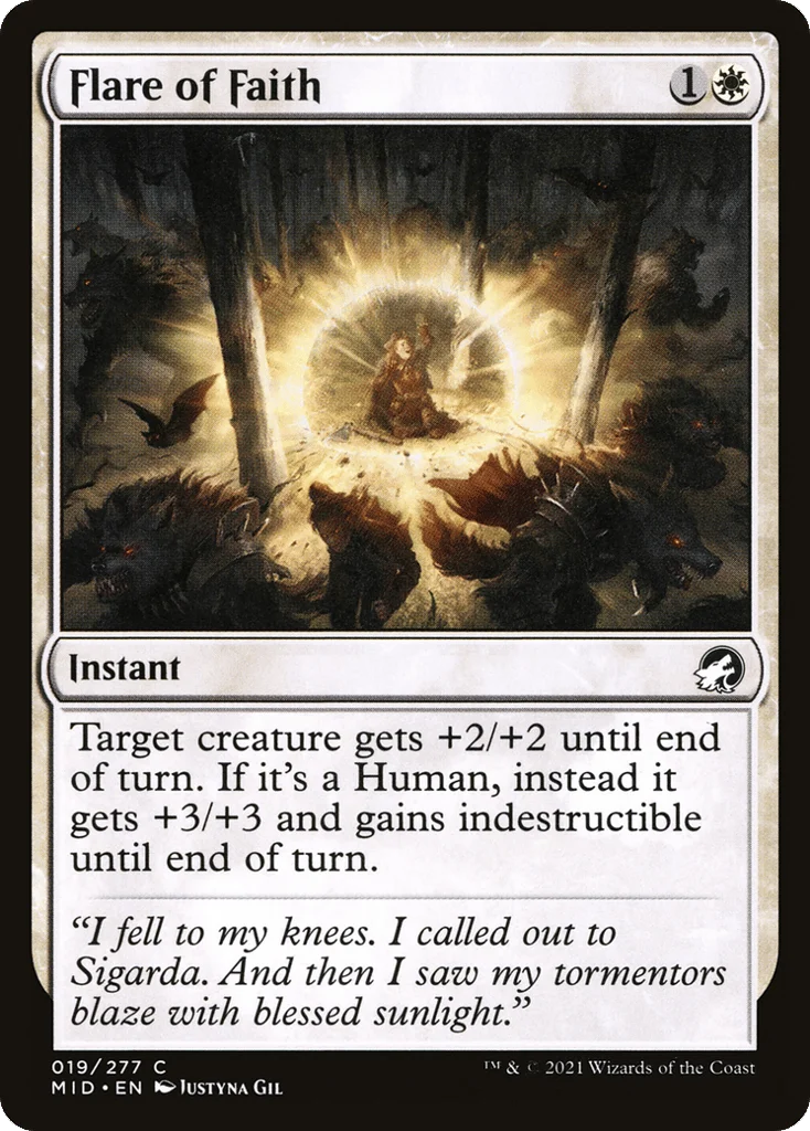 Flare of Faith · Innistrad: Midnight Hunt