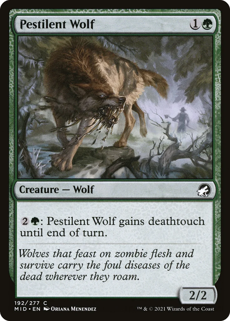 Pestilent Wolf · Innistrad: Midnight Hunt