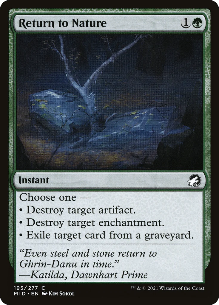 Return to Nature · Innistrad: Midnight Hunt