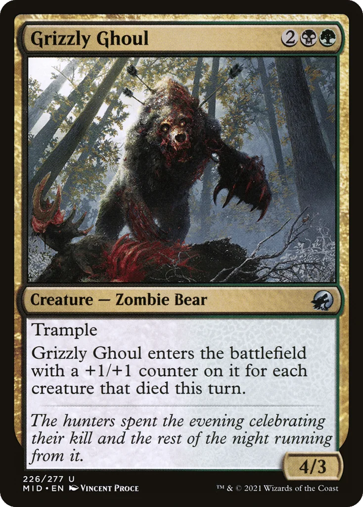 Grizzly Ghoul · Innistrad: Midnight Hunt