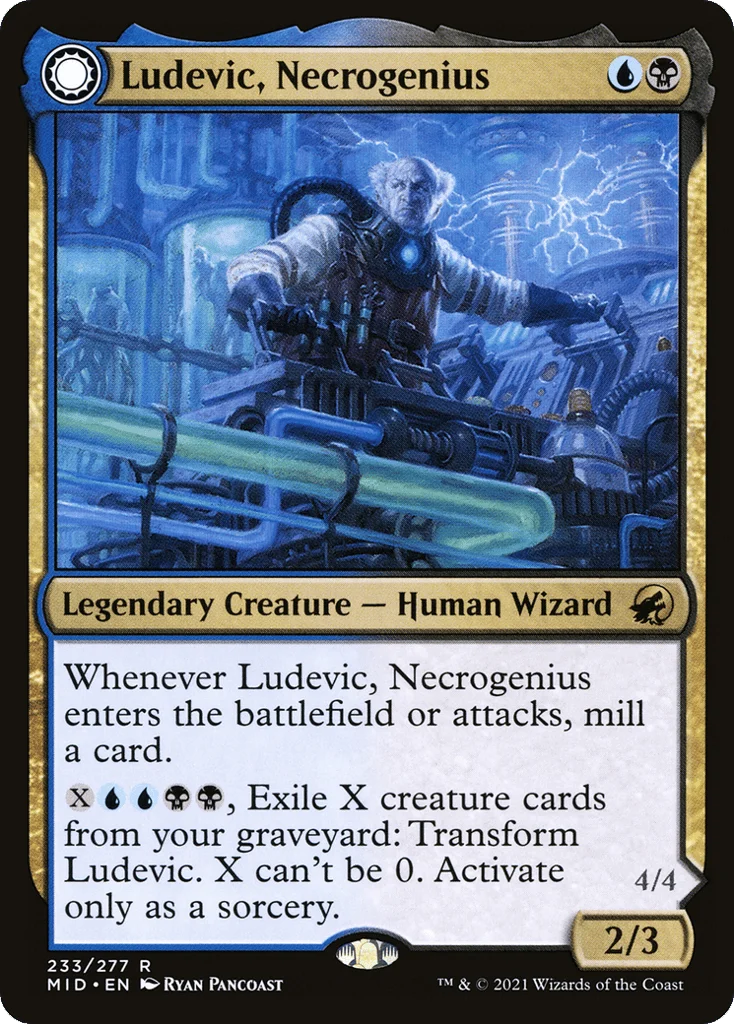 Ludevic, Necrogenius // Olag, Ludevic's Hubris · Innistrad: Midnight Hunt