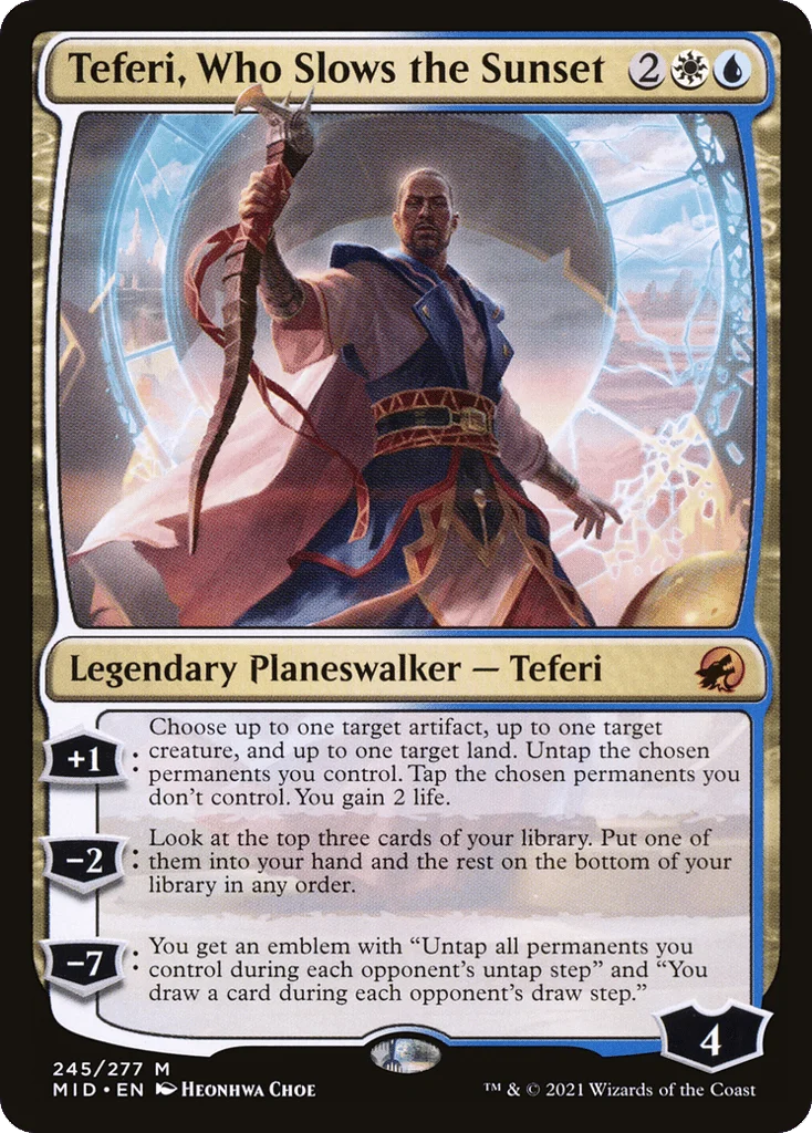 Teferi, Who Slows the Sunset · Innistrad: Midnight Hunt