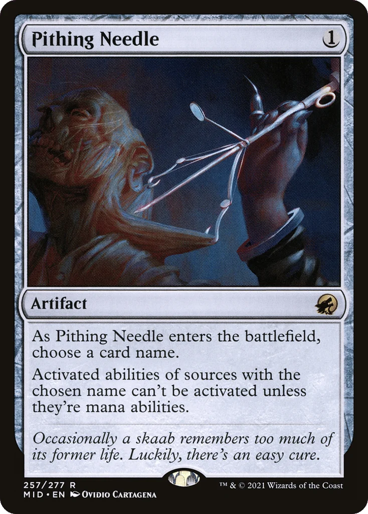 Pithing Needle · Innistrad: Midnight Hunt