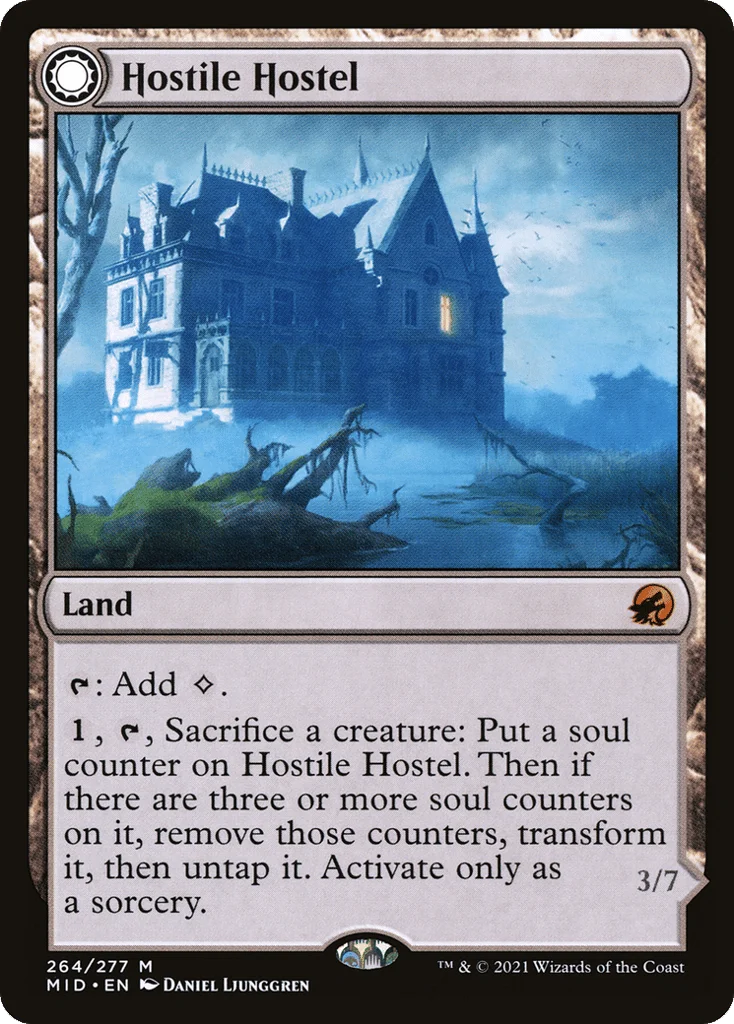 Hostile Hostel // Creeping Inn · Innistrad: Midnight Hunt