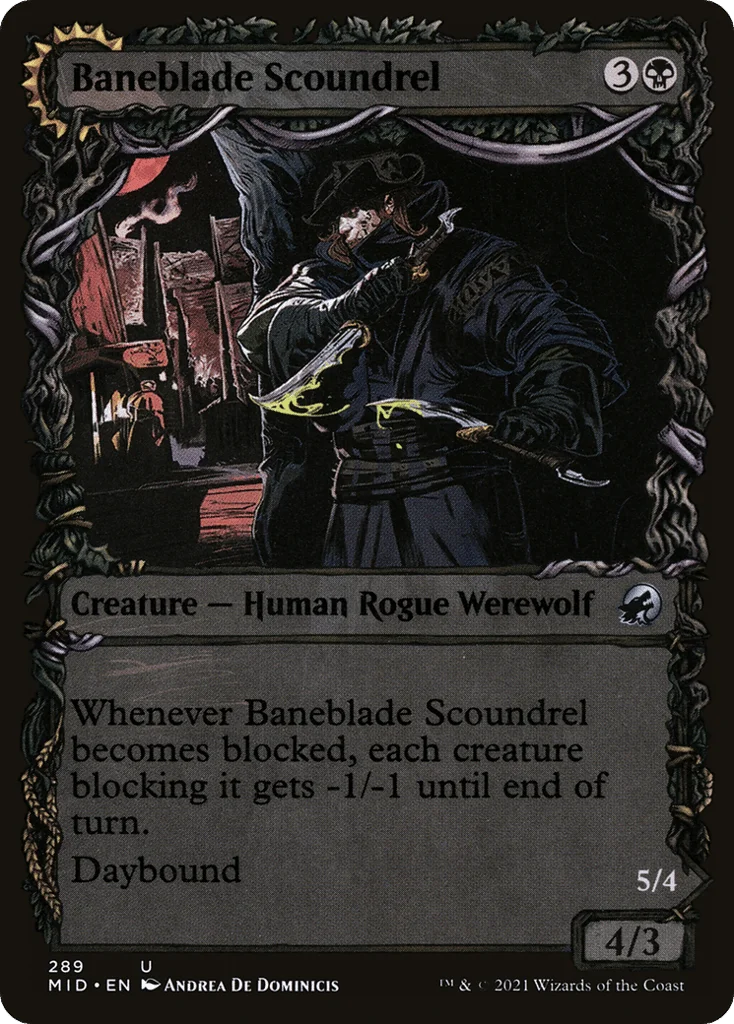 Baneblade Scoundrel // Baneclaw Marauder · Innistrad: Midnight Hunt