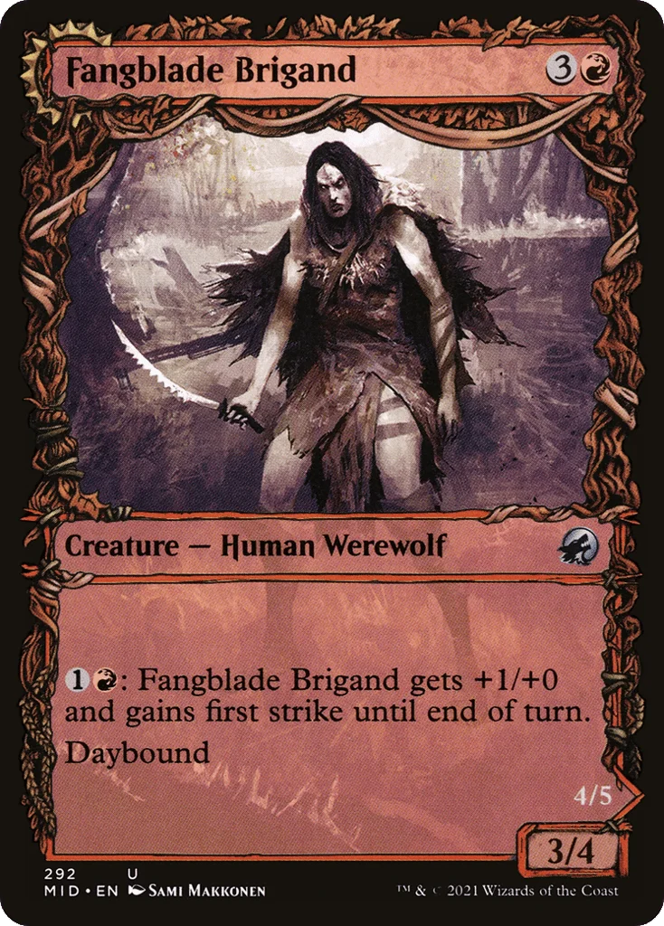 Fangblade Brigand // Fangblade Eviscerator · Innistrad: Midnight Hunt