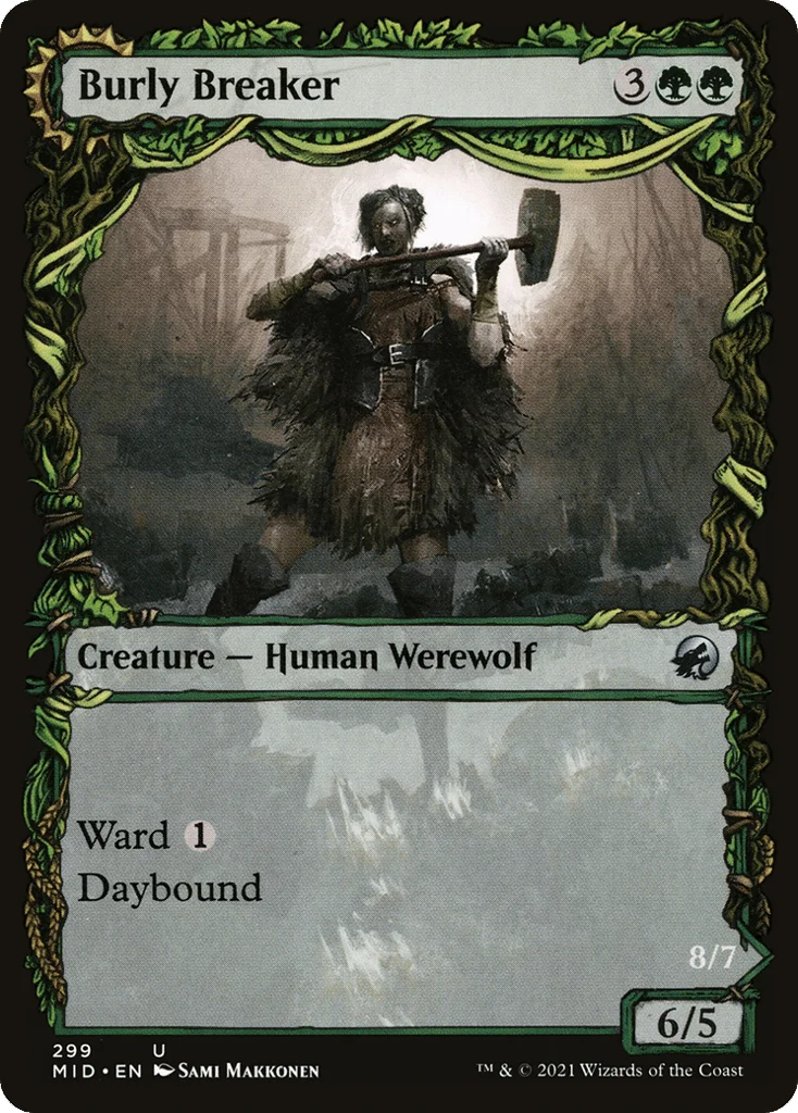 Burly Breaker // Dire-Strain Demolisher · Innistrad: Midnight Hunt