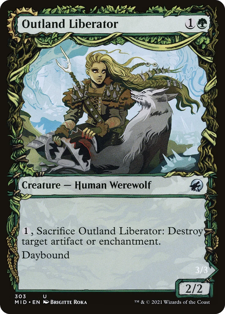 Outland Liberator // Frenzied Trapbreaker · Innistrad: Midnight Hunt