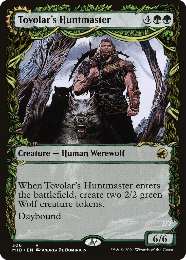 Tovolar's Huntmaster // Tovolar's Packleader · Innistrad: Midnight Hunt