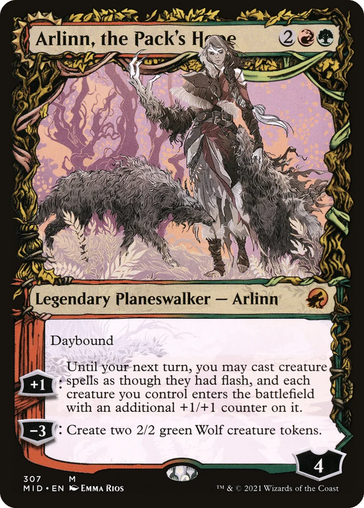 Arlinn, the Pack's Hope // Arlinn, the Moon's Fury · Innistrad: Midnight Hunt