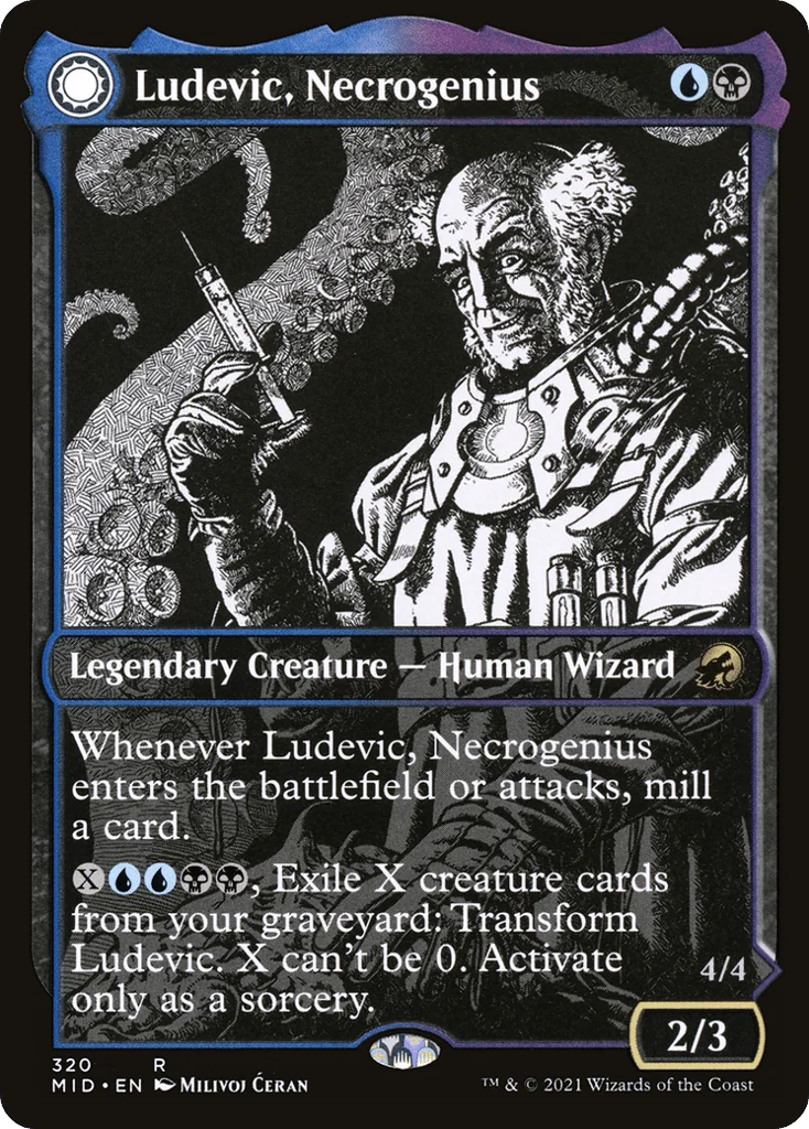 Ludevic, Necrogenius // Olag, Ludevic's Hubris · Innistrad: Midnight Hunt