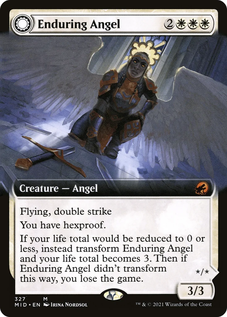 Enduring Angel // Angelic Enforcer · Innistrad: Midnight Hunt
