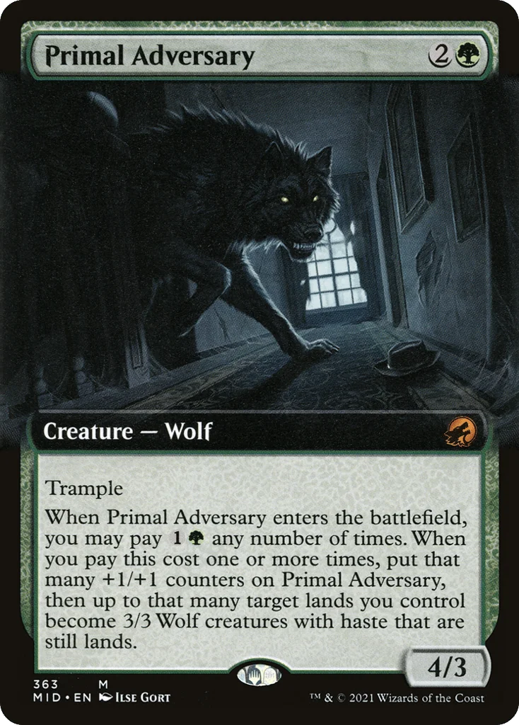 Primal Adversary · Innistrad: Midnight Hunt