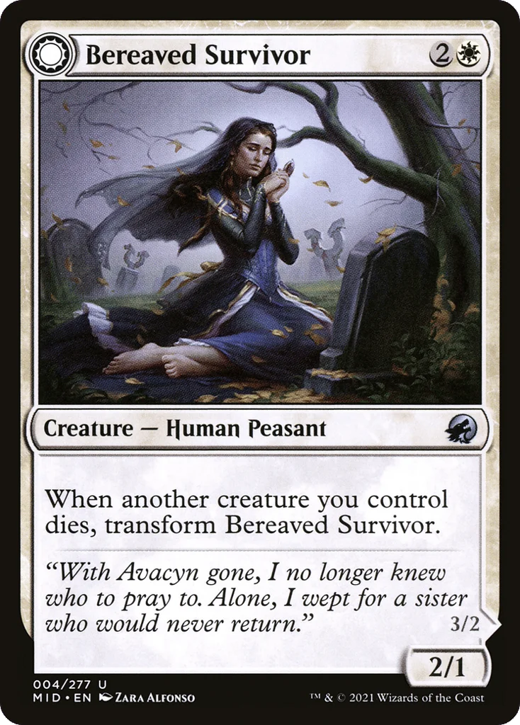 Bereaved Survivor // Dauntless Avenger · Innistrad: Midnight Hunt