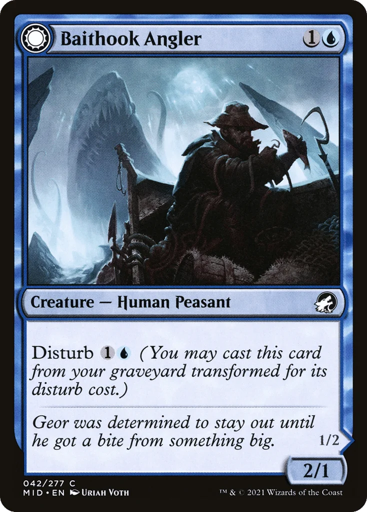 Baithook Angler // Hook-Haunt Drifter · Innistrad: Midnight Hunt