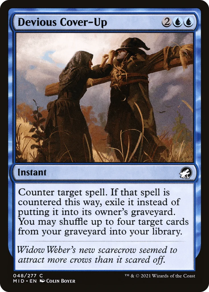 Devious Cover-Up · Innistrad: Midnight Hunt