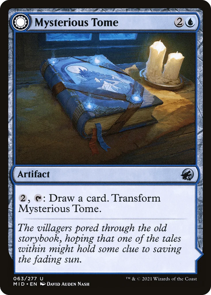Mysterious Tome // Chilling Chronicle · Innistrad: Midnight Hunt