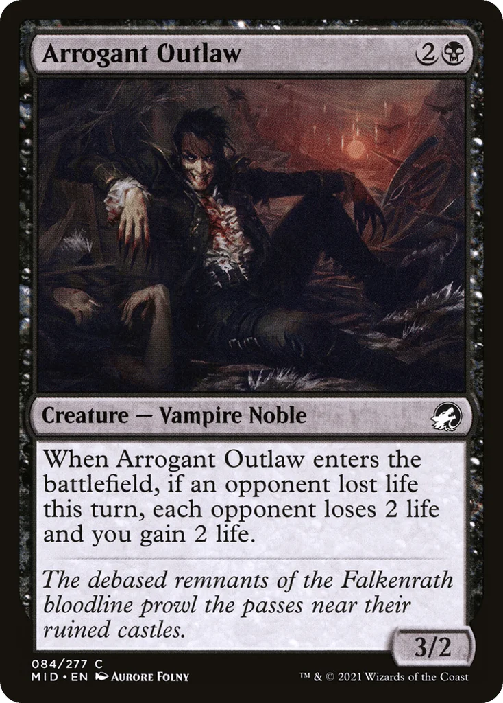 Arrogant Outlaw · Innistrad: Midnight Hunt
