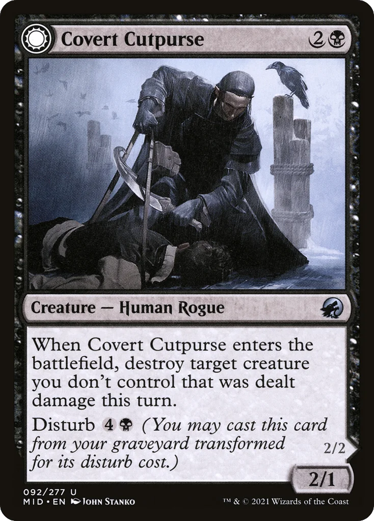 Covert Cutpurse // Covetous Geist · Innistrad: Midnight Hunt
