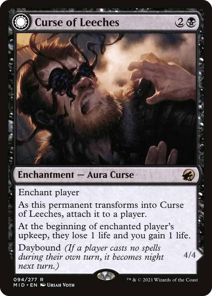 Curse of Leeches // Leeching Lurker · Innistrad: Midnight Hunt