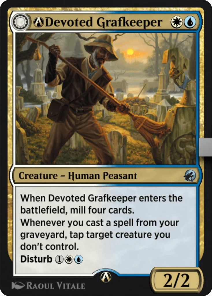 A-Devoted Grafkeeper // A-Departed Soulkeeper · Innistrad: Midnight Hunt