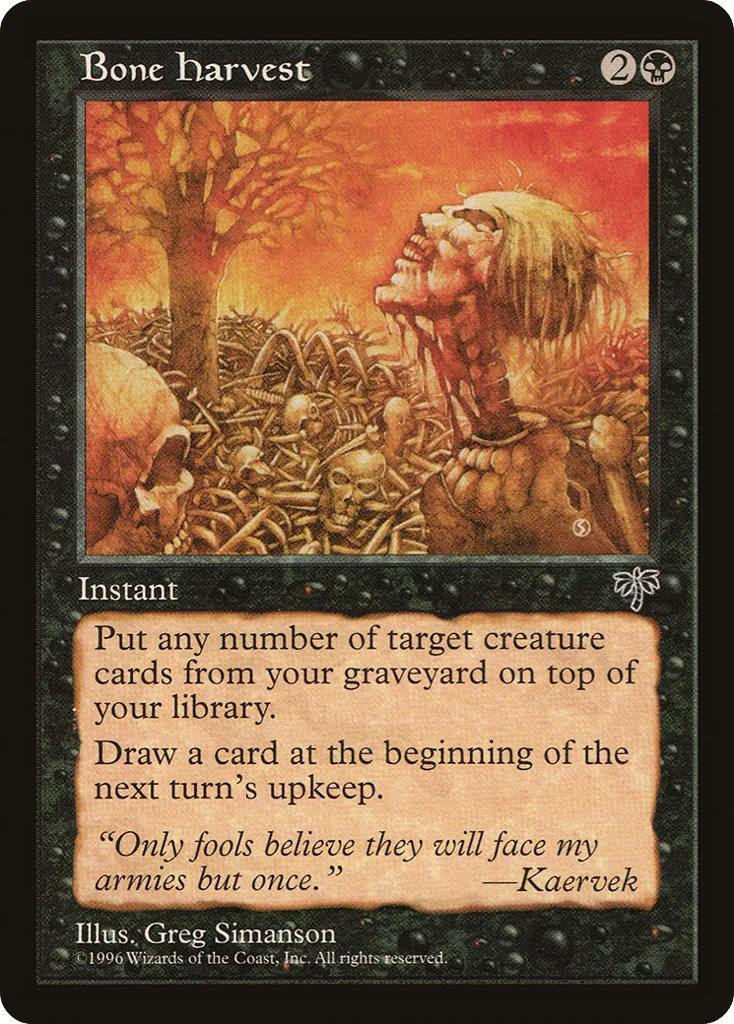 Bone Harvest · Mirage