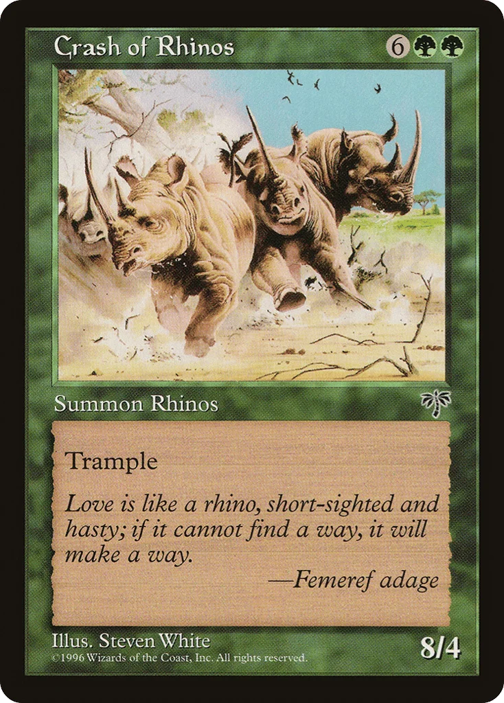 Crash of Rhinos · Mirage