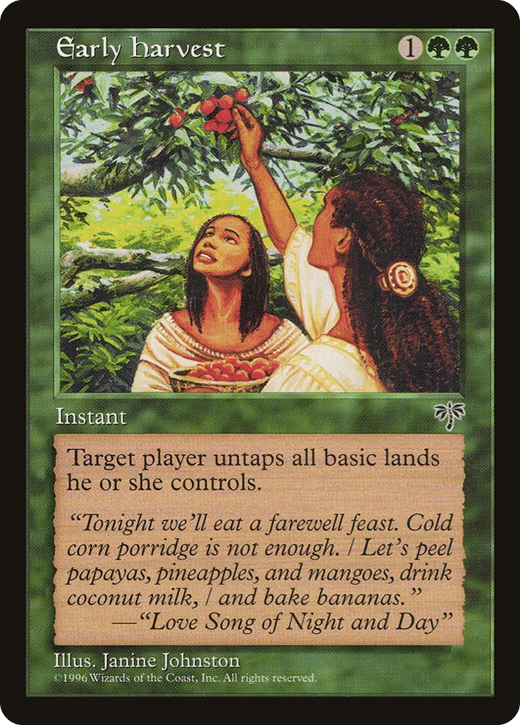 Early Harvest · Mirage