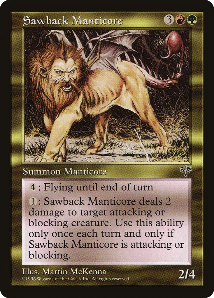 Sawback Manticore · Mirage