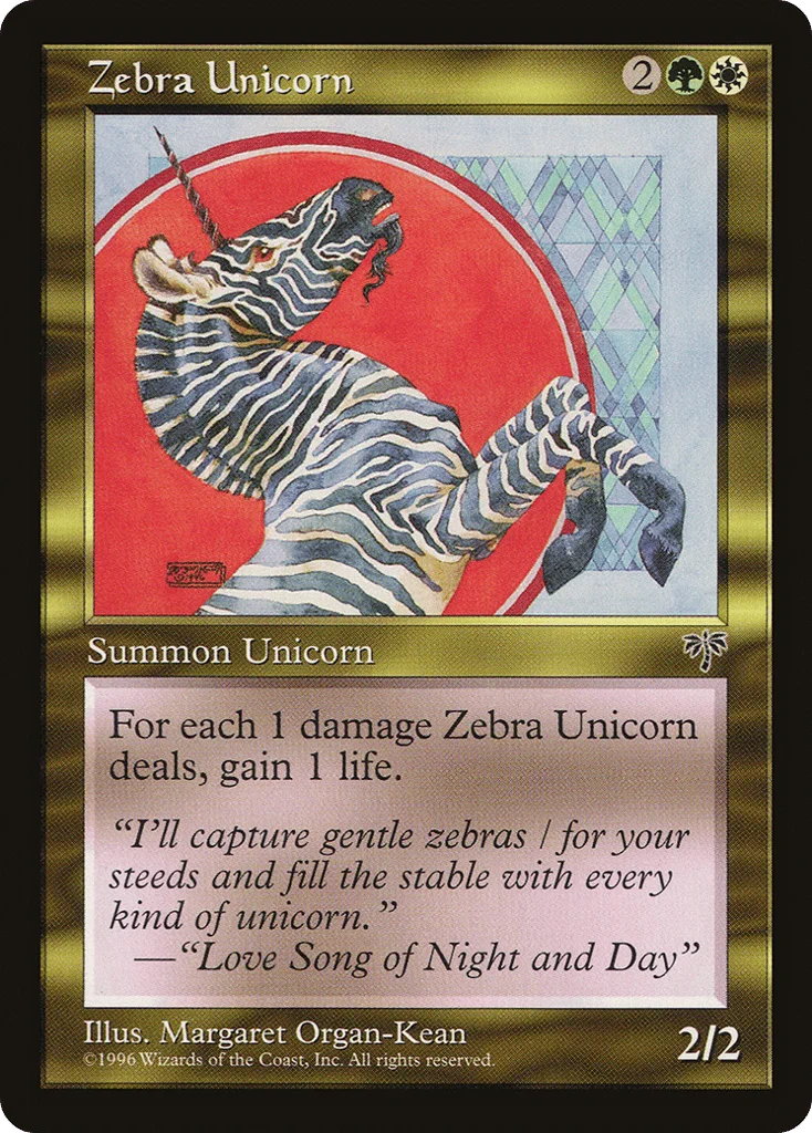 Zebra Unicorn · Mirage
