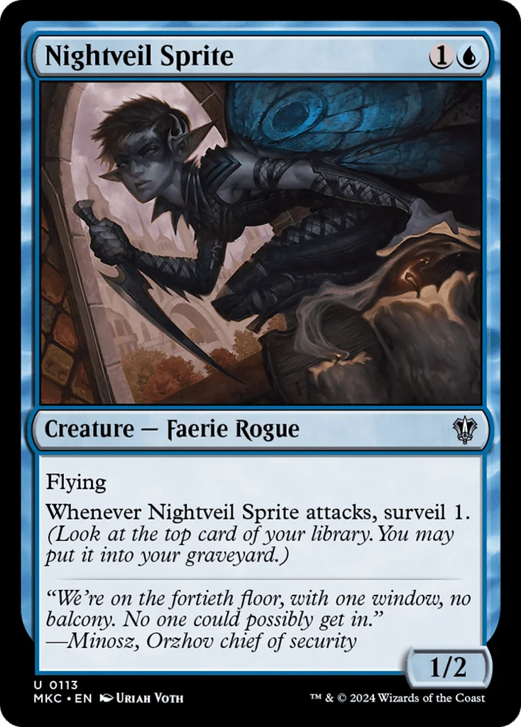 Nightveil Sprite · Murders at Karlov Manor Commander