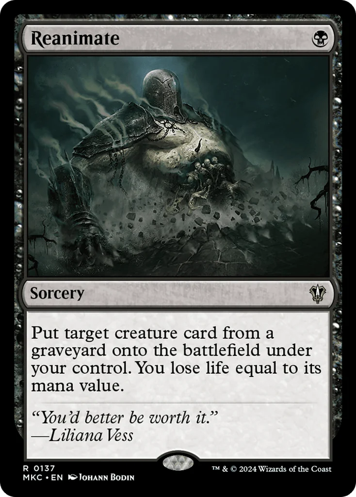 Reanimate · Murders at Karlov Manor Commander