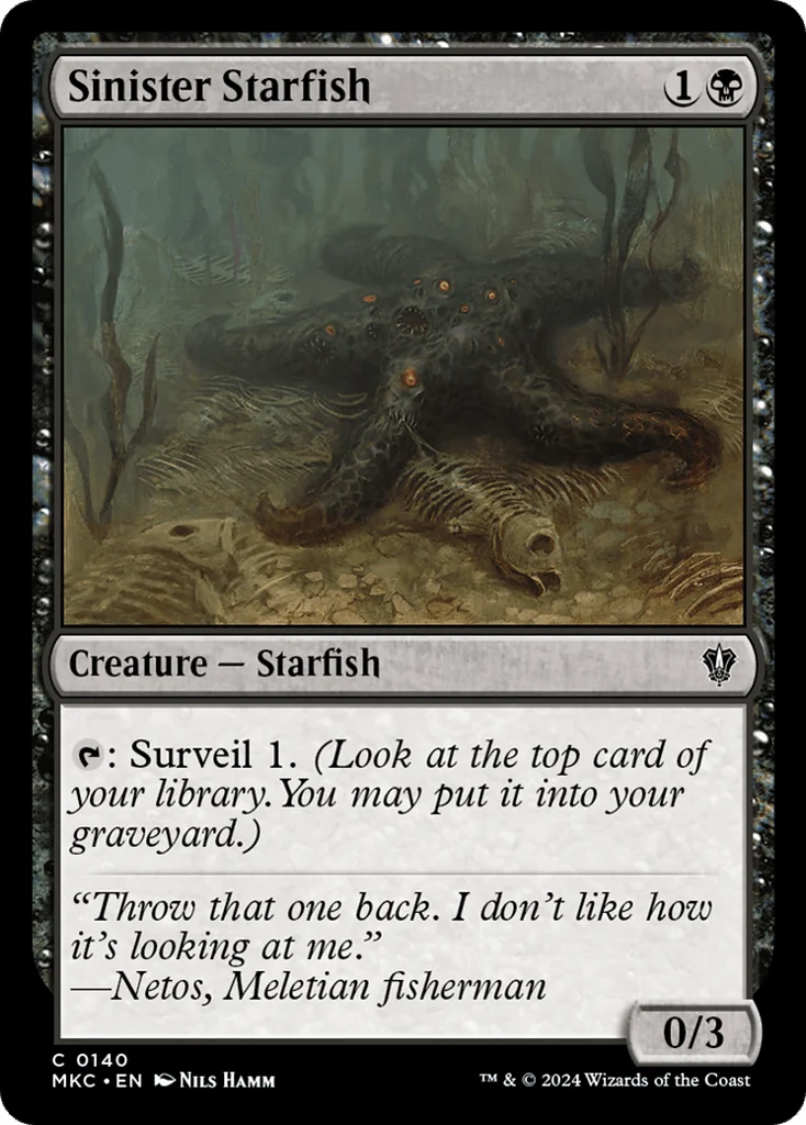 Sinister Starfish · Murders at Karlov Manor Commander