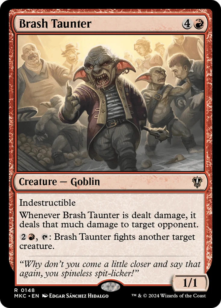 Brash Taunter · Murders at Karlov Manor Commander