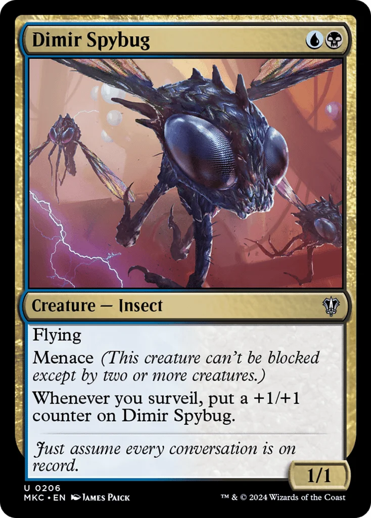 Dimir Spybug · Murders at Karlov Manor Commander