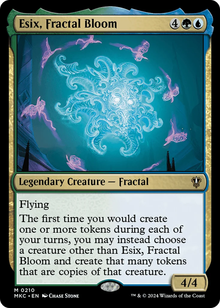 Esix, Fractal Bloom · Murders at Karlov Manor Commander