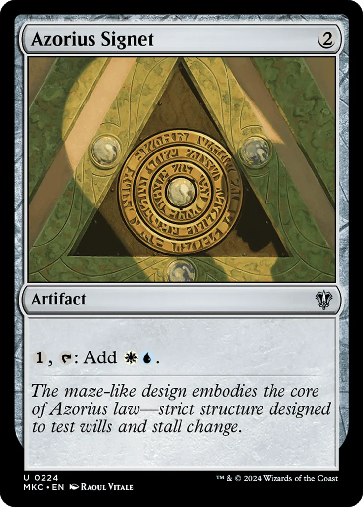 Azorius Signet · Murders at Karlov Manor Commander