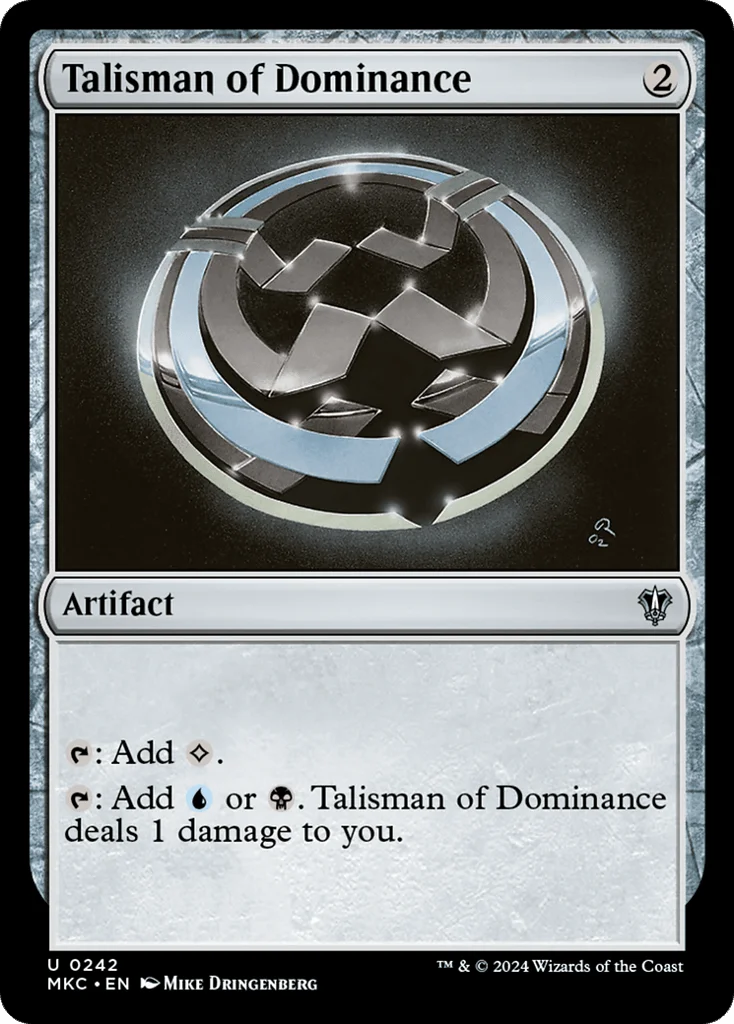 Talisman of Dominance · Murders at Karlov Manor Commander