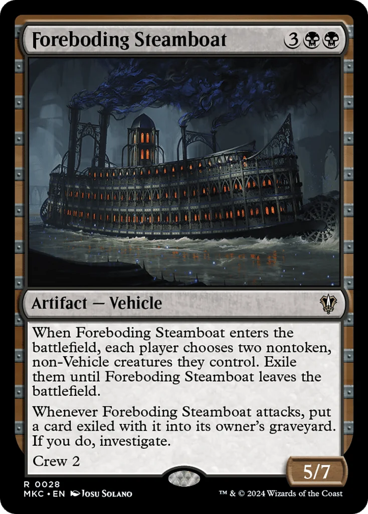 Foreboding Steamboat · Murders at Karlov Manor Commander
