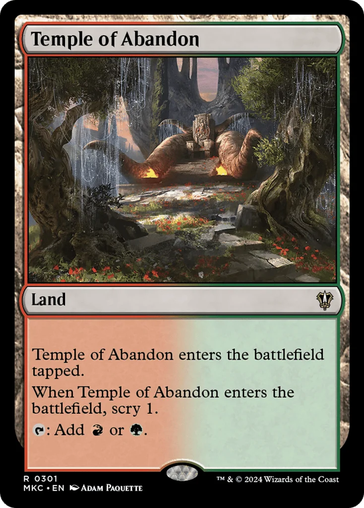 Temple of Abandon · Murders at Karlov Manor Commander