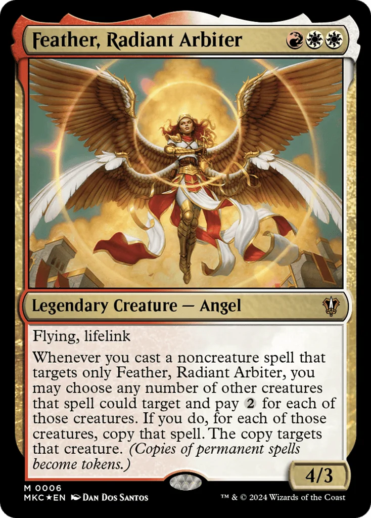 Feather, Radiant Arbiter · Murders at Karlov Manor Commander
