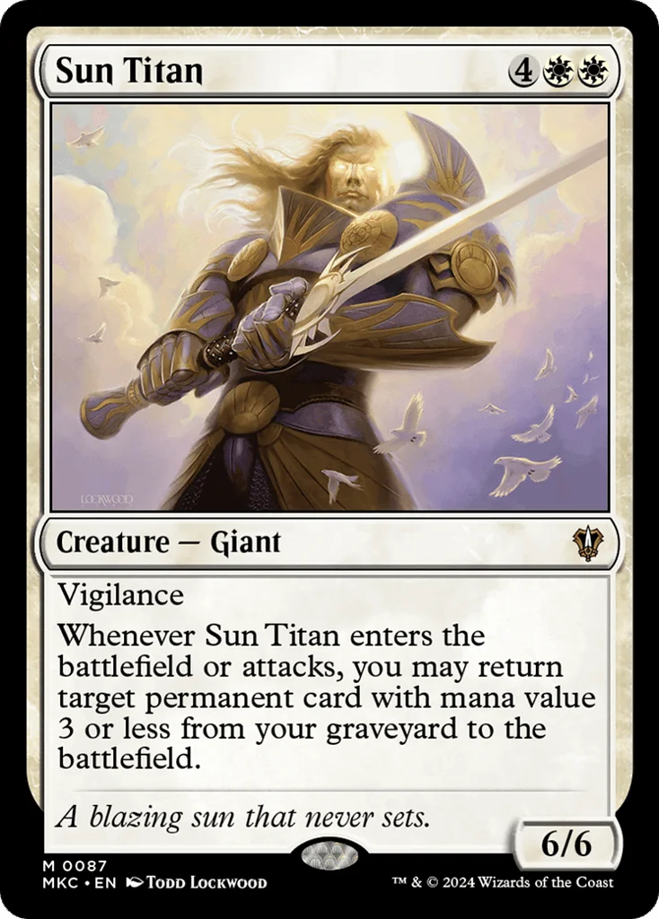 Sun Titan · Murders at Karlov Manor Commander