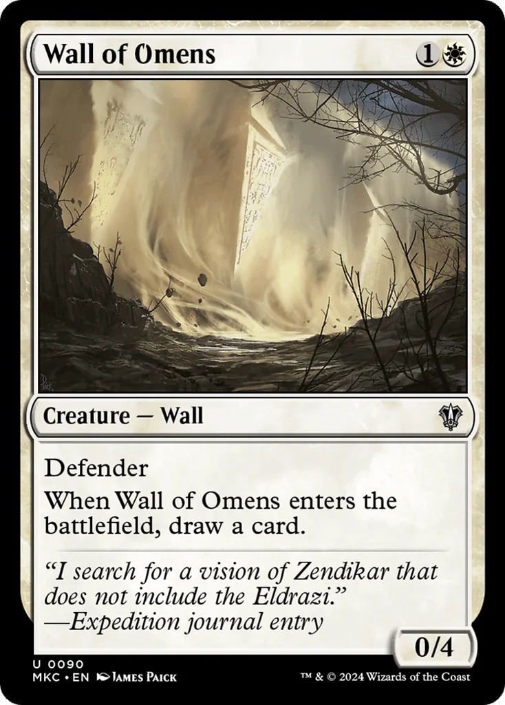 Wall of Omens · Murders at Karlov Manor Commander