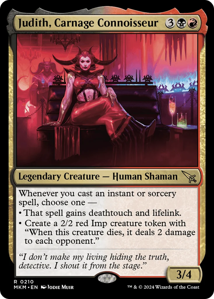 Judith, Carnage Connoisseur · Murders at Karlov Manor
