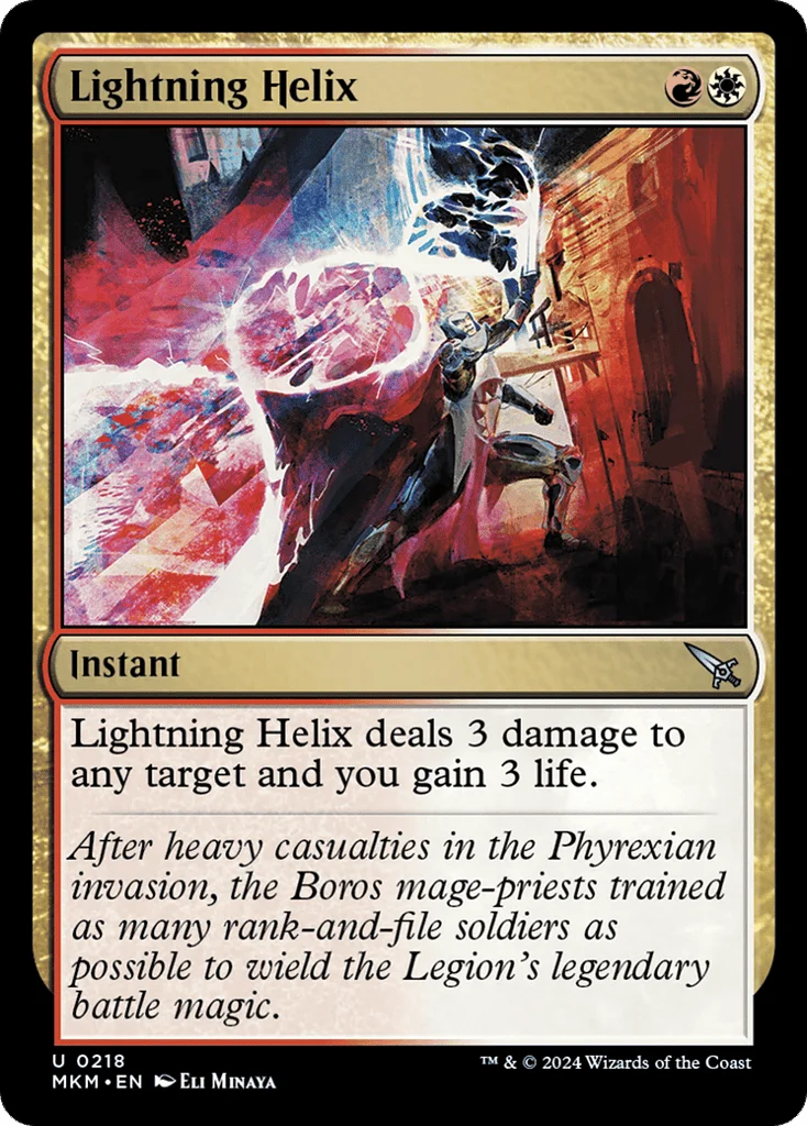 Lightning Helix · Murders at Karlov Manor